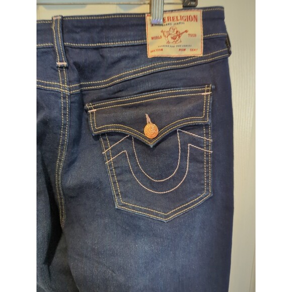 True Religion Nwt Size 33 Joey Mid Rise Flare Jeans MSRP $159 - Picture 9 of 9